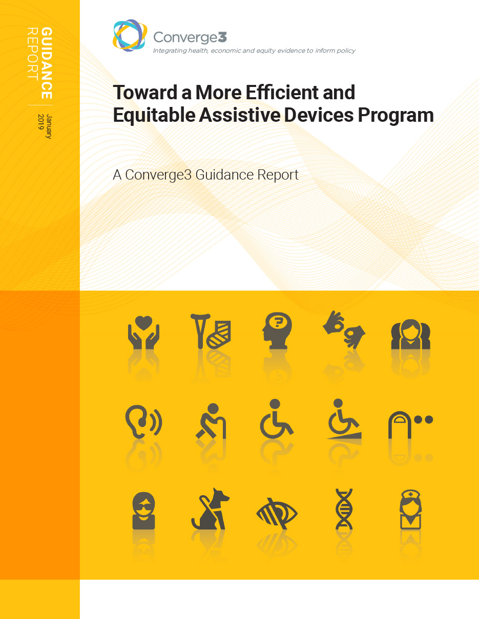 Publication Cover image for: Toward a More Efficient and Equitable Assistive Devices Program 