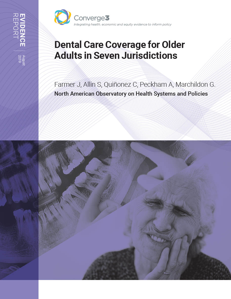 Publication Cover image for: Dental Care Coverage for Older Adults in Seven Jurisdictions 